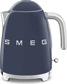 Cana electrica SMEG KLF03NBEU, 2400 W, 1,7 l, Baza rotativa la 360°, Finisaj lucios, Albastru marin