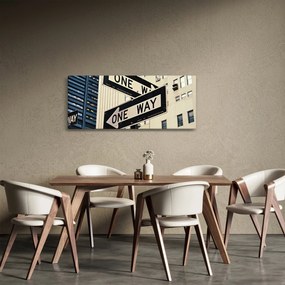 Tablou - New York ONE WAY (120x50 cm)