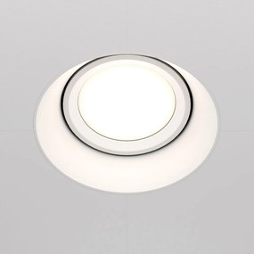 Spot incastrabil design tehnic Dot alb