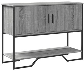 vidaXL Măsuță consolă, gri sonoma, 100x35x74,5 cm, lemn prelucrat