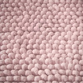 Covoraș de baie roz 50x120 cm Aspen Bobble – Bianca
