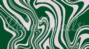 Fototapet, Swirly, Green, Rebel Walls