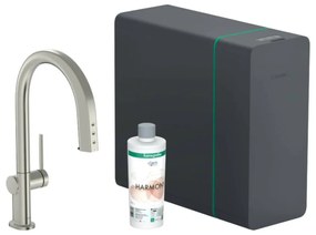 Set crom periat Hansgrohe Aquittura Select M91 SodaSystem 210 sBox cu 1 jet