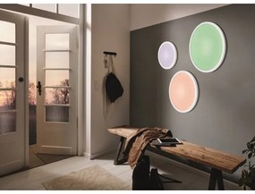 Eglo 97958 - Plafonieră LED SARSINA-C RGBW, 16 W, 230 V, cu telecomandă inclusă