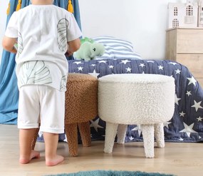 Taburet tapițat Moouv 3337 - Brown