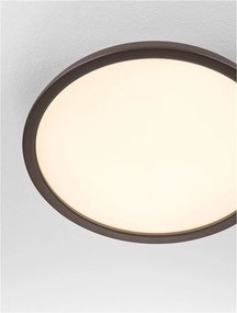 Lustra LED aplicata stil modern FELICIA maro 60cm