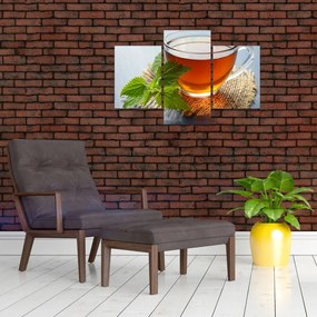 Tablou cu ceașca cu ceai (90x60 cm)