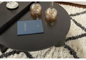 SET 2x măsuță de cafea ORION negru