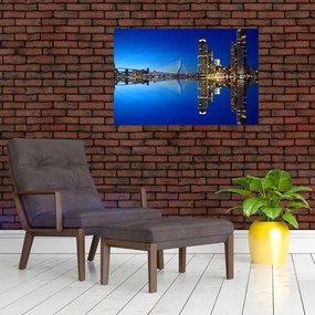 Tablou - Rotterdam nocturn (90x60 cm)