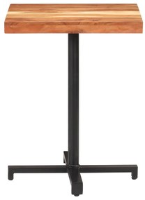 320276 vidaXL Masă de bistro, pătrat, 60x60x75 cm, lemn masiv acacia