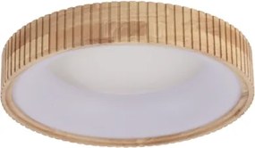 Brilagi - Plafonieră LED FALCON WOOD MODERN, 30W/230V, Ø 45 cm, finisaj lemn
