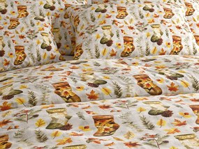 Lenjerie de pat din bumbac AUTUMN SOCKS colorata Dimensiune lenjerie de pat: 70 x 90 cm | 140 x 200 cm