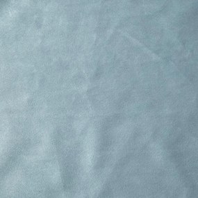 Draperie de catifea albastru deschis, cu agățare pe bandă încrețită 140 x 270 cm