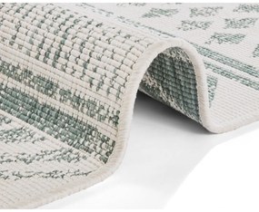 Covor adecvat pentru exterior NORTHRUGS Biri, 120 x 170 cm, verde-crem