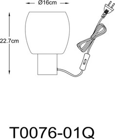 Veioza, Lampa de masa CALVO