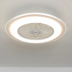 Plafonieră LED dimabilă cu ventilator Brilagi RONDA LED/48W/230V alb + telecomandă