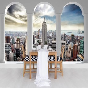 Fototapet - Privie spre New York Pillars (152,5x104 cm), în 8 de alte dimensiuni noi
