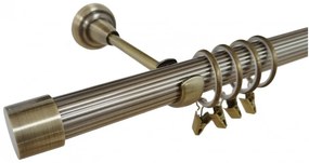 Galerie simpla DOP STRIAT /25 - aur antic (Alege marime: 120 cm)