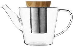 Fierbător INFUSION Viva Scandinavia V74900, 1.2 L, Bamboo kapak, Transparent