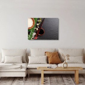 Tablou pe sticlă - Sushi (70x50 cm)