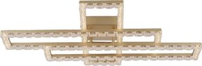 JUST LIGHT. 14733-60 - Plafonieră LED GLITRA LED/35W/230V aurie