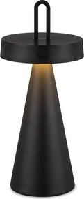 Lampă de masă LED reglabilă, reîncărcabilă, pentru exterior, cu control tactil HALO LED/1,5W/3,7V 3000 mAh IP44 neagră