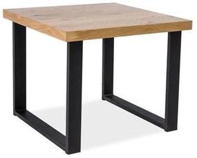 Masa de cafea Umberto II, blat din lemn de stejar (de vânzare)