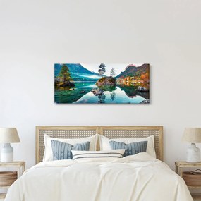 Tablou - Lacul Hintersee, Alpii Bavarezi, Austria (120x50 cm)