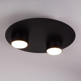 Plafonieră STAR 2xGX53/12W/230V negru