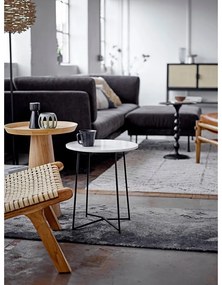 Măsuță auxiliară rotundă cu aspect de lemn de stejar ø 44 cm Luana – Bloomingville