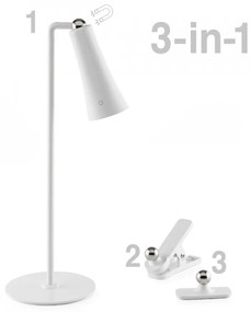 Lampă LED magnetică Flexy, 3v1, 3W, 4000K, Alb 1007083