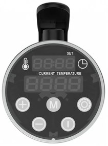 Aparat de gatit sous vide AENO SV1 ASV0001, 15 L, Timer, Afisaj LCD, IPX 7, Ecran tactil, Negru/Inox