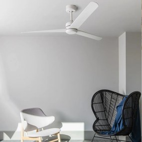Ventilator de tavan cu telecomanda design modern NUU alb