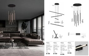 Lustra moderna cu pendule LED GRATTA