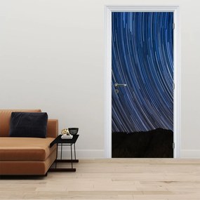Fototapet pentru ușă - Cerul înstelat noaptea (95x205cm)