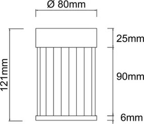 Open Design OR86089 - Spot FIATTO 1xG9/8W/230V, roz auriu