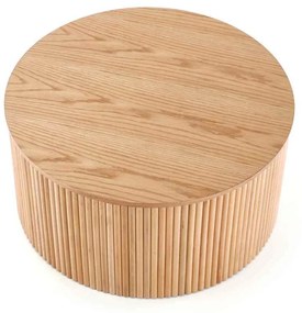 Masa de cafea Woody, lemn natural