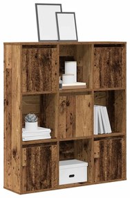 vidaXL Bibliotecă, lemn vechi, 89x24x101,5 cm, lemn prelucrat