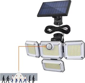 Proiector LED solar cu senzor GLOW LED/2,5W/3,7V 6500K IP44 2400 mAh