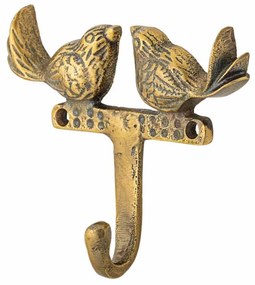 Cuier de perete decorativ, natur, din aluminiu, Fredo