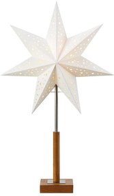 Decorațiune de Crăciun Markslöjd 706041 SOLVALLA 1xE14/25W/230V 35 cm alb/stejar