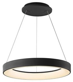 Lustra LED inteligenta design circular NISEKO II Black 38cm