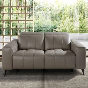 Canapea 2 locuri design italian, Functia Relax, Cowhide gri