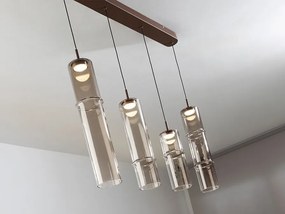 Lustra liniara cu 4 pendule suspendate LED Canas