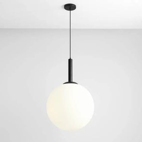 Pendul modern negru cu glob de sticla Bosso d50