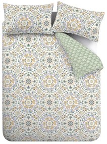 Lenjerie de pat pentru pat dublu 200x200 cm Safiya Mandala – Pineapple Elephant