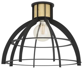 Plafonieră Eglo 43768 STILLINGTON 1xE27/40W/230V negru