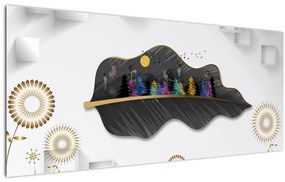 Tablou abstracției (120x50 cm)