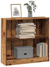 vidaXL Bibliotecă, lemn vechi, 80x24x76 cm, lemn prelucrat