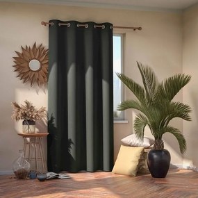 Draperie BLACKOUT AMELIA grafit 140 x 245 cm 2 buc